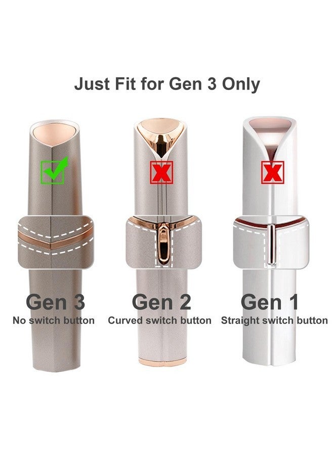 tuokiy Gen 3 Replacement Heads For New Flawless Facial Hair Remover, Double Ring Floating Head For Flawless Generation 3 Shaver, 5 Count - Image 2