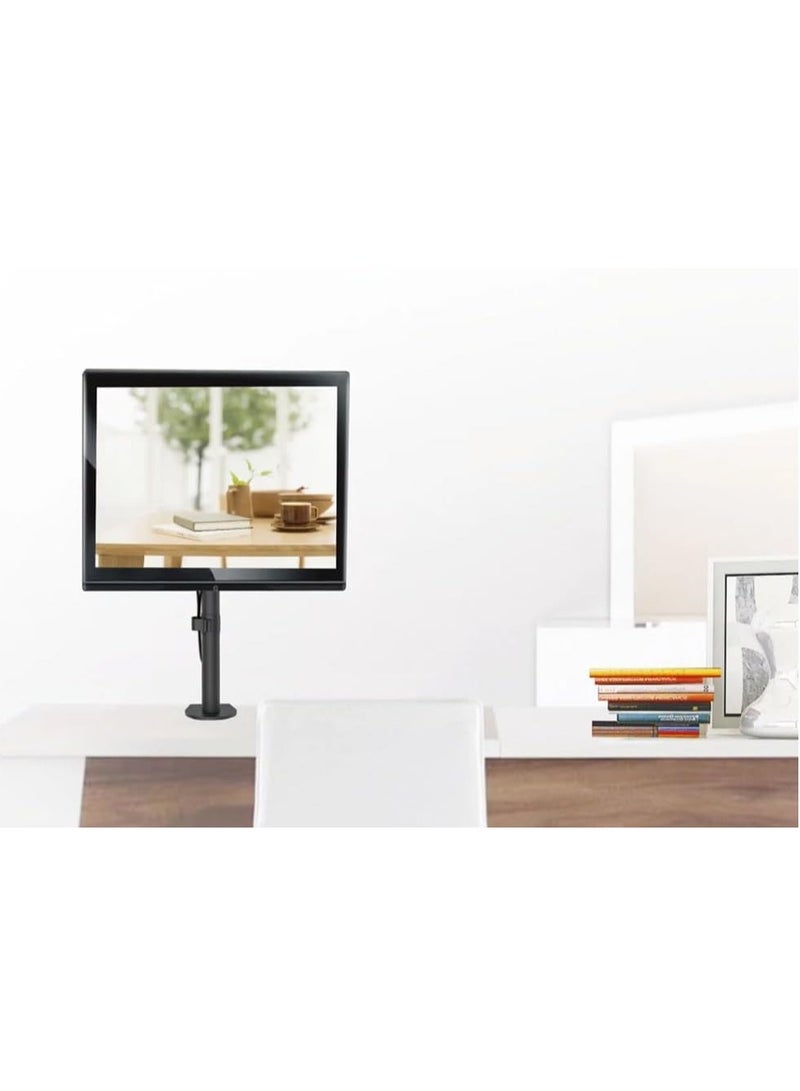 Skilltech Single-Monitor Steel Articulating Monitor Mount, 13" - 34" Fit Screen Size, Max Capacity Per Screen 8kg, Max vesa 100x100, Alloy Steel Material, Matte Black | SH C01 - Image 5