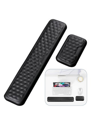 Keyboard Wrist Rest Keyboard Pad Enlarge Gel Memory Foam Set Keyboard Rest Cushion Support for Office Computer Laptop Comfortable Lightweight for Easy Typing Pain Relief - pzsku/ZFE247FC83F05924871E8Z/45/_/1704274791/a59971a5-9fb8-4423-98ec-0d6e63e60f7a