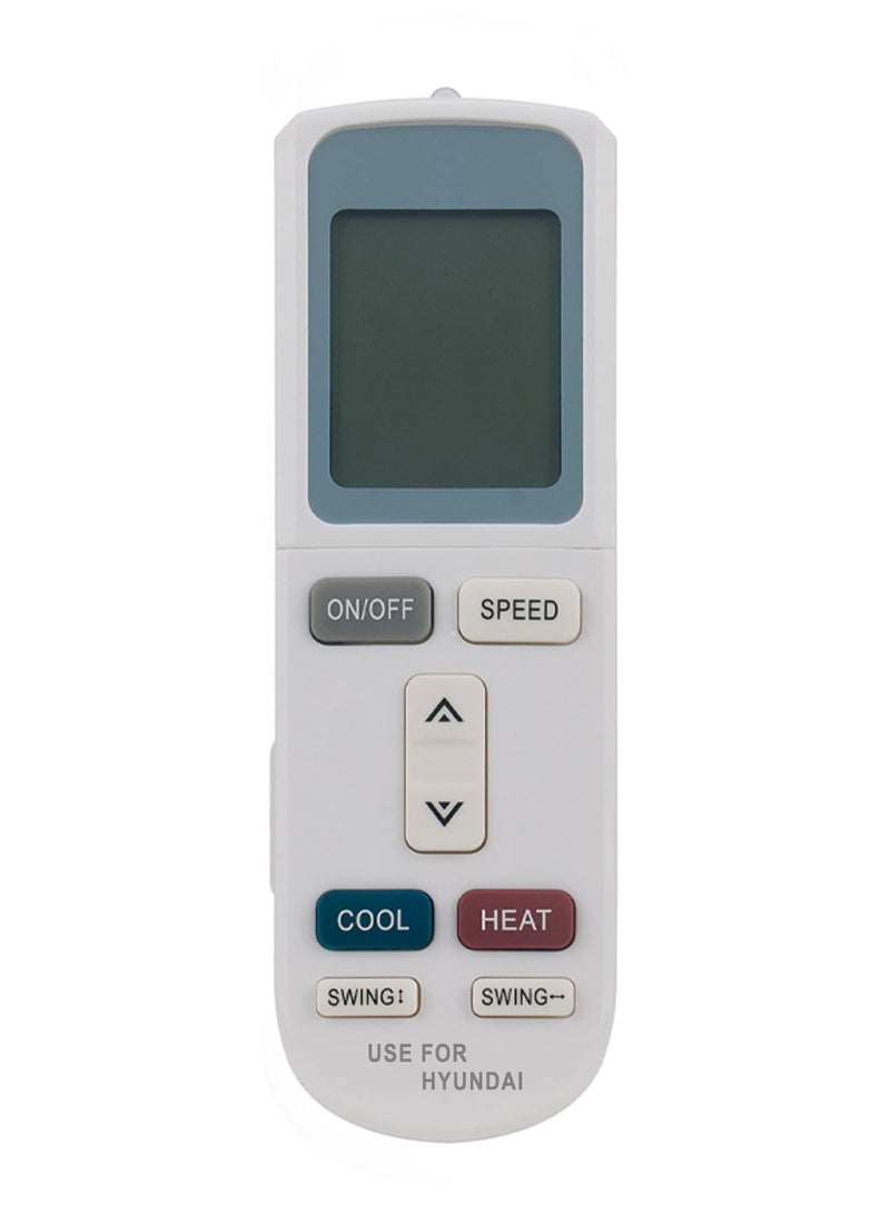 هيونداي استبدال جهاز التحكم عن بعد لمكيف الهواء HYUNDAI AC المتوافق مع الموديلات YKR-L/101E YKR-L/102E YKR-L/103E - Image 1