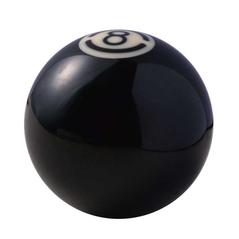 Mavota Pool Ball Shifter Knob Black 8 Gear Stick Shifter Knob Round Billiard Ball Shifting Lever Fit Most Automatic Manual Car Tuck Transmission Vehicle W01A08 Black 8 - Image 4