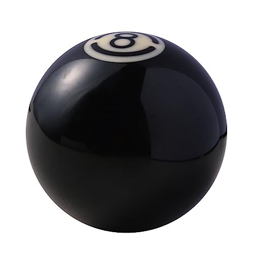 Mavota Pool Ball Shifter Knob Black 8 Gear Stick Shifter Knob Round Billiard Ball Shifting Lever Fit Most Automatic Manual Car Tuck Transmission Vehicle W01A08 Black 8 - Image 3