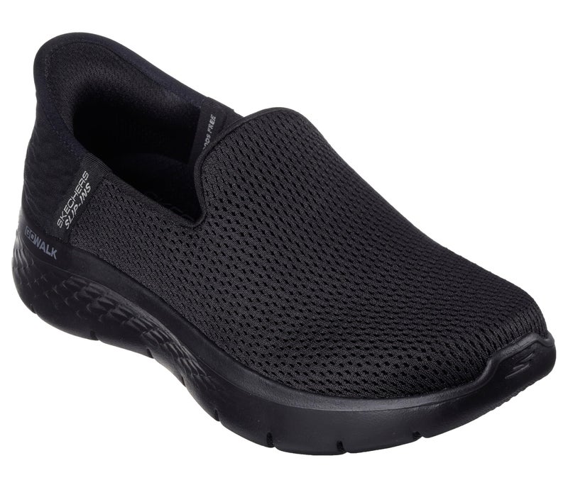 SKECHERS حذاء سكيشرز للنساء سهل الارتداء Go Walk Flex-Relish، أسود، 7.5 عريض أمريكي - Image 5