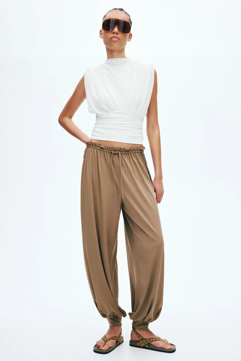 H&M Jersey balloon trousers