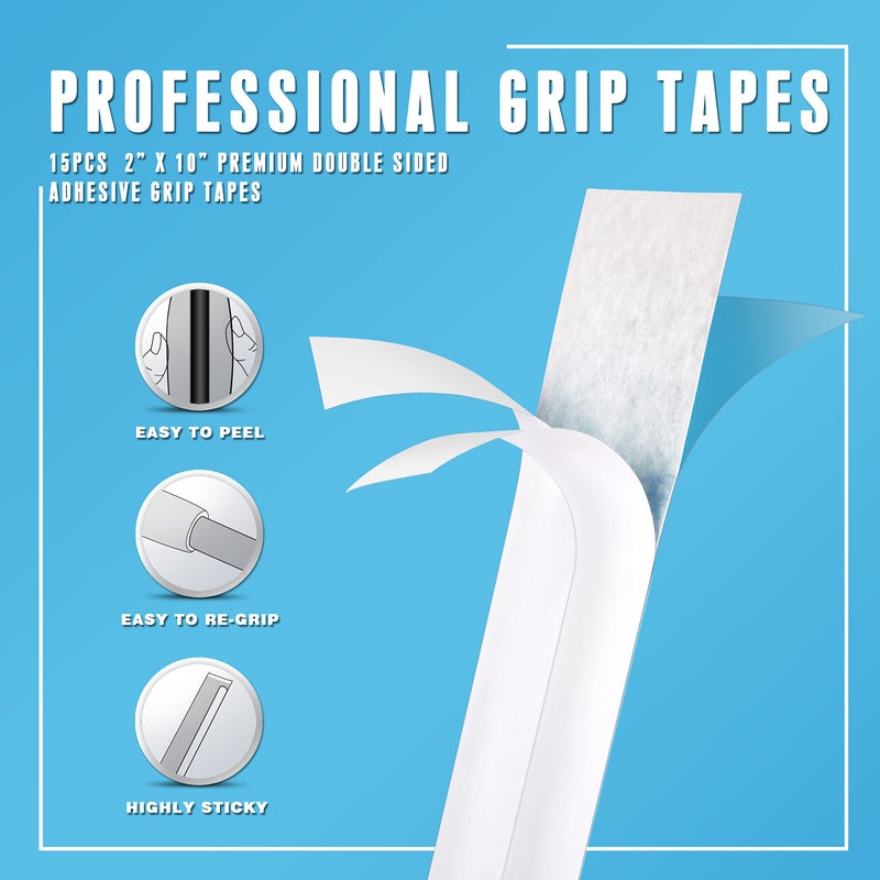 CHAMPKEY Deluxe Grip Repair Kits for Regripping Golf Clubs - Inlcudes Hook Knife, 2" x 10" Professional Tapes, 5 oz Solvent and Rubber Vise Clamp(All Repair Kits) - Image 3