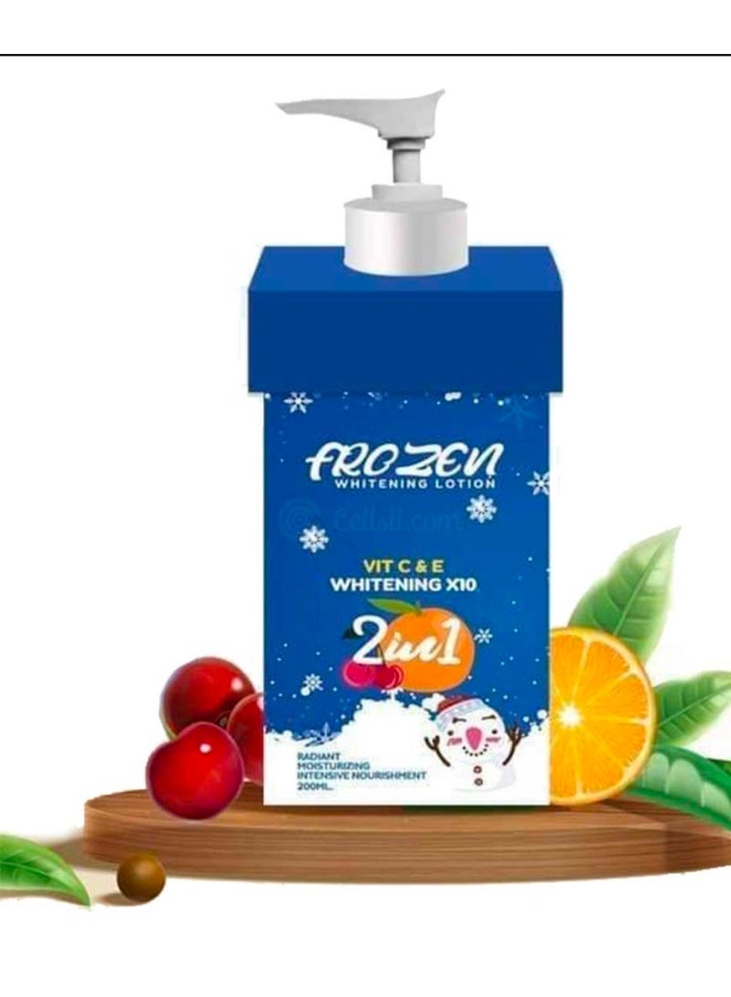 Frozen Whitening Lotion with Vitamin C & E,  , 2 in 1 200ML