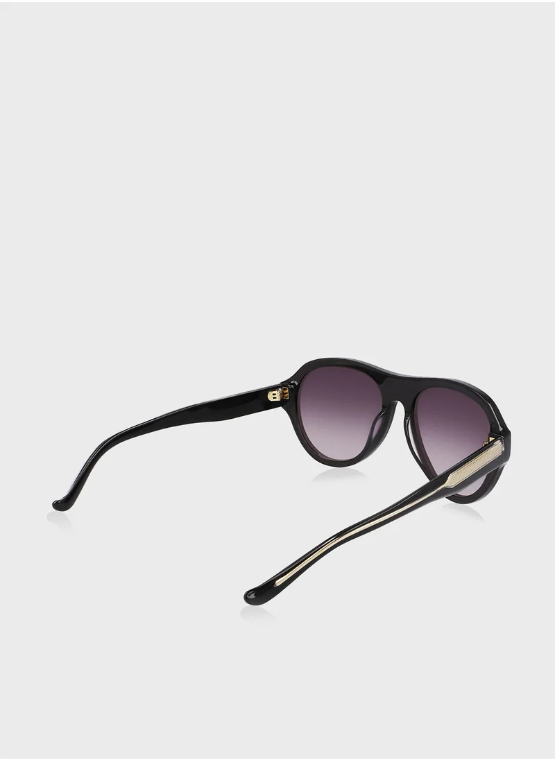 Donna Karan Aviator Sunglasses