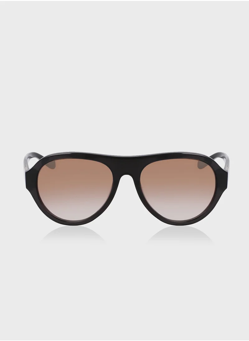 دونا كاران Aviator Sunglasses