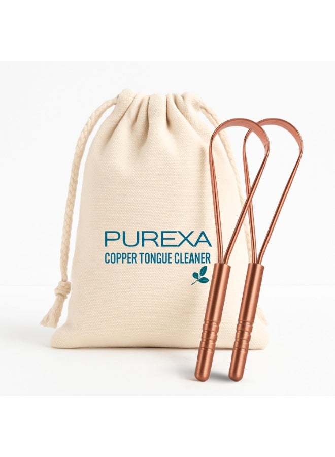 purexa Orthodontic Bamboo Oral Care Set | 4 Ortho Toothbrushes for Braces with 2 Copper Tongue Cleaners | Activated Charcoal Soft Bristles | Eco-Friendly Combo - Image 2