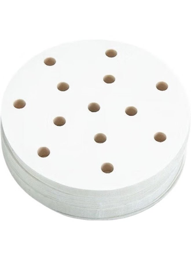 MAX COOK Maxcook Steamer Paper, Dumpling Liner, Steaming Paper, Steamer Tray Paper, Disposable, 500 Sheets, Diameter 8.9Cm, Mcpj678 - Image 1