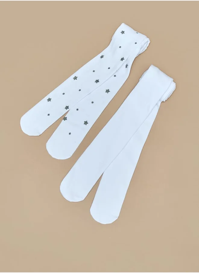 Little Missy Assorted Tights - Set of 2