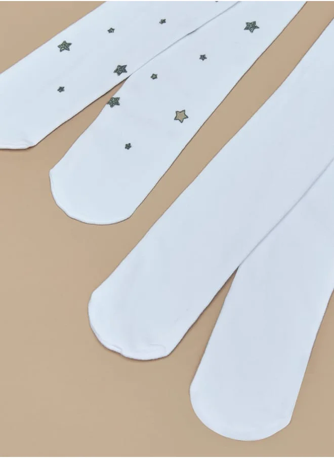 Little Missy Assorted Tights - Set of 2