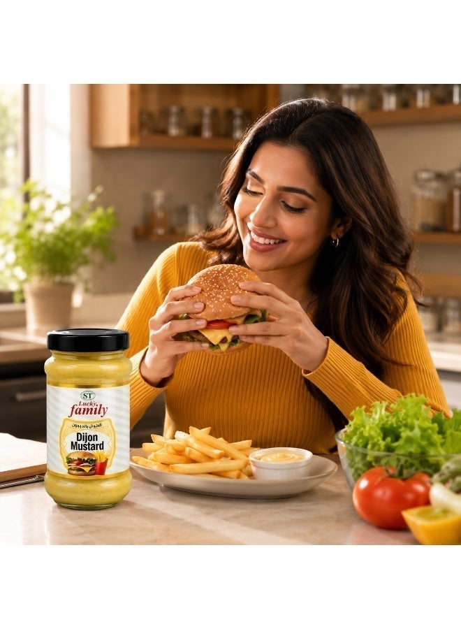 LUCKY FAMILY Dijon Mustard 370g - Image 3