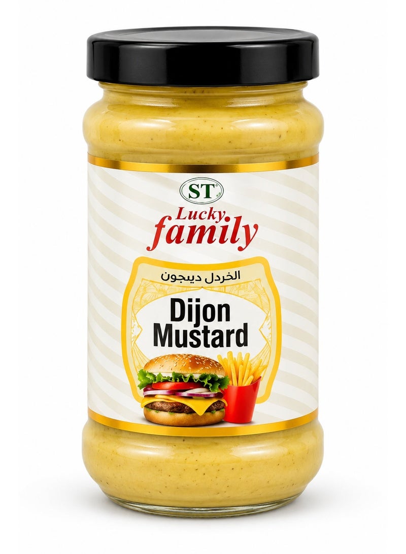 LUCKY FAMILY Dijon Mustard 370g - Image 1
