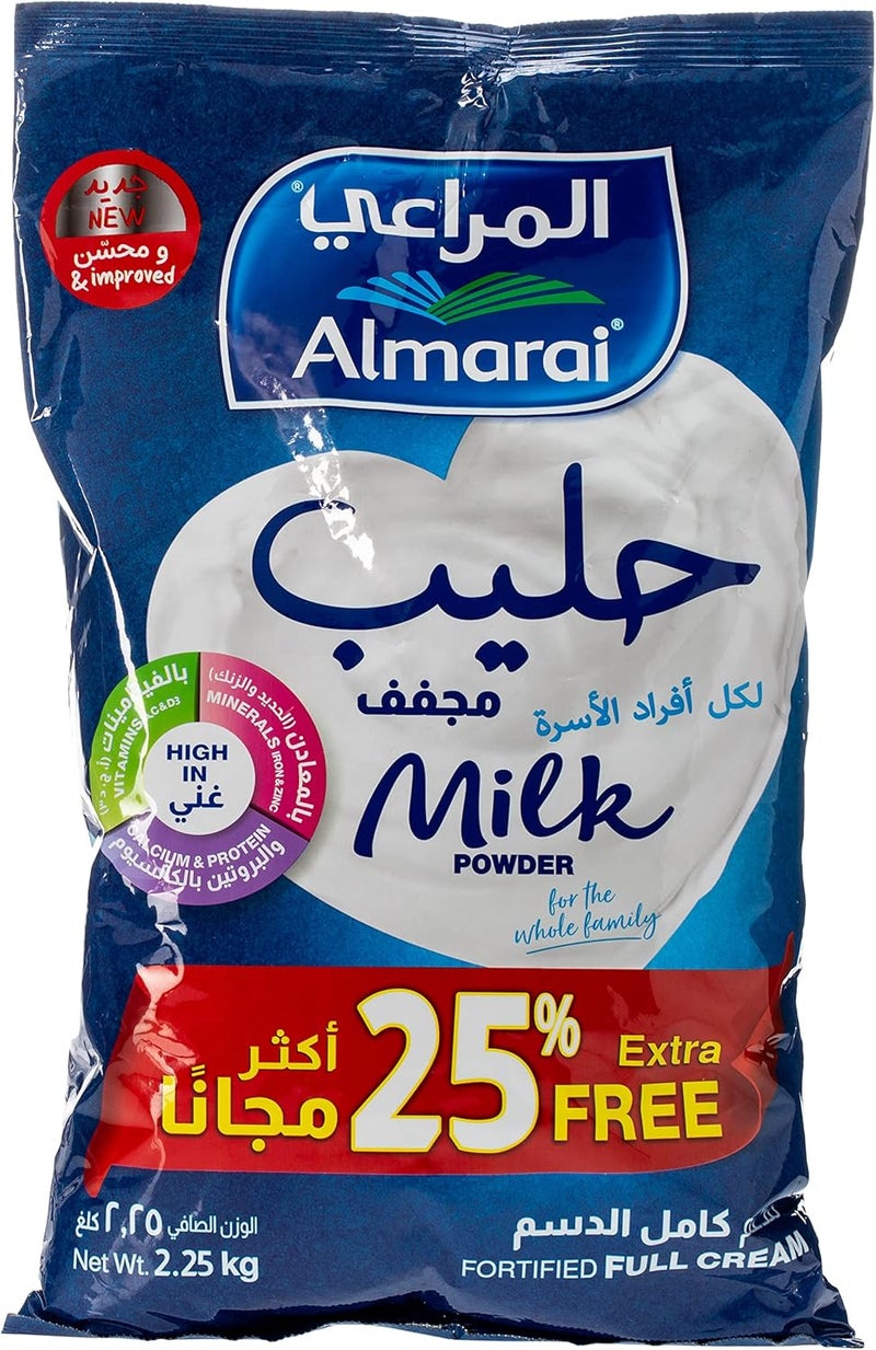 Almarai Full Cream Milk Powder 2.25 kg - Image 1