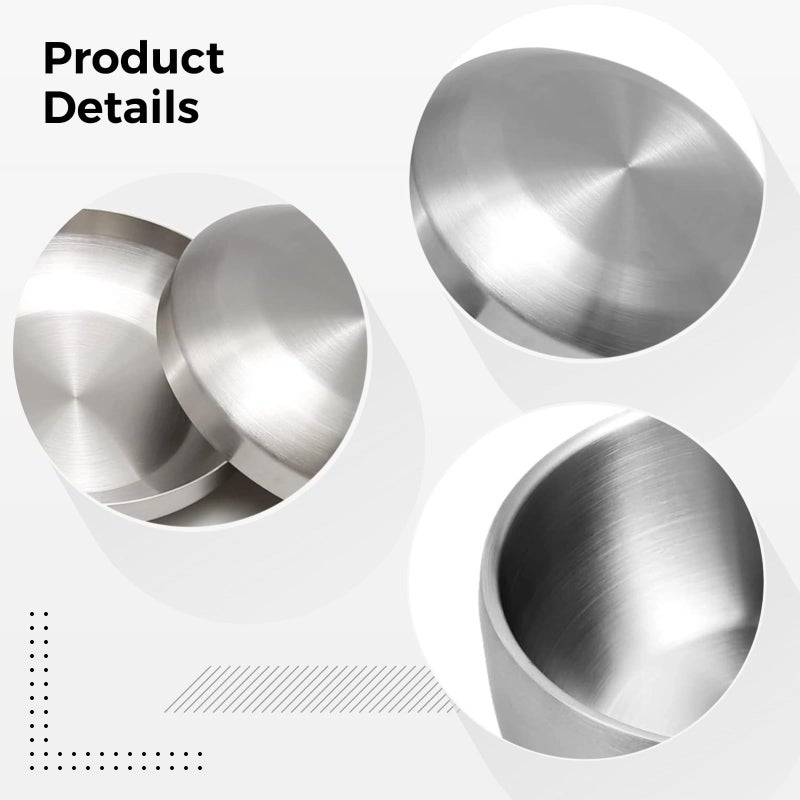 Double Wall Stainless Steel Bowls 2 Pcs Set With Lids 5 1 Inch Insulated For Soup Ramen Kimchi - Image 5