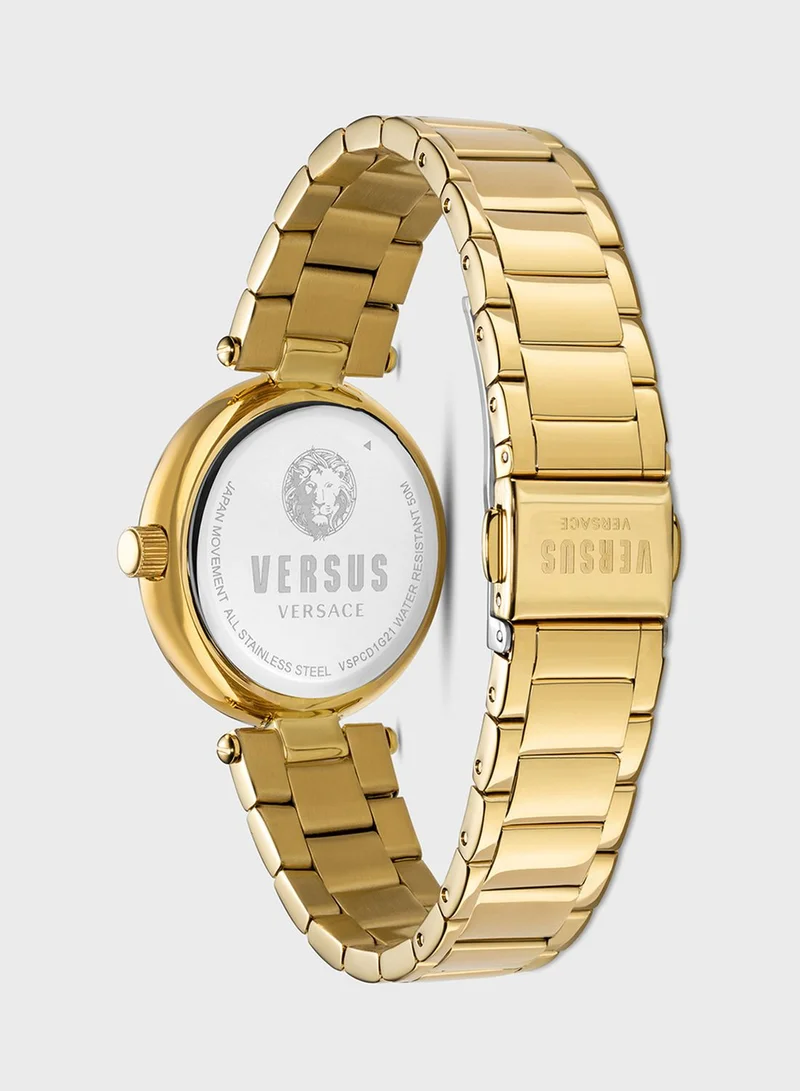 VERSUS VERSACE Steel Strap Analog Watch