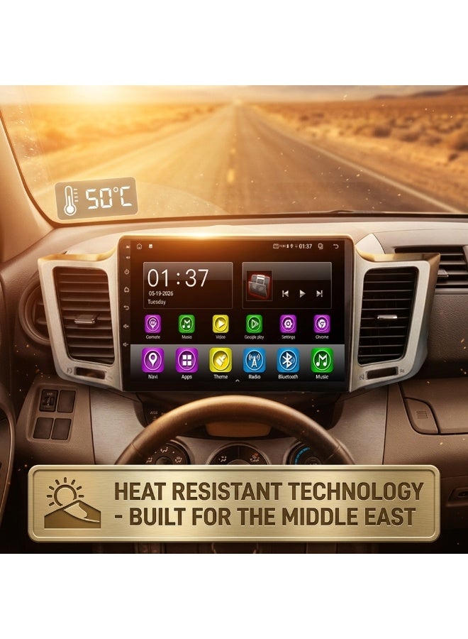 نظام ملاحة سيارة يعمل بنظام أندرويد لسيارة تويوتا RAV4 موديلات 2012-2018، مزود بشاشة لمس، ونظام تحديد المواقع العالمي (GPS)، وبلوتوث، وواي فاي، وApple CarPlay، وAndroid Auto، ودعم الكاميرا الخلفية، ومشغل وسائط متعددة ذكي. - Image 4