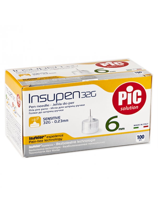 PIC Pic Insupen 32G*6Mm 100S Needl 