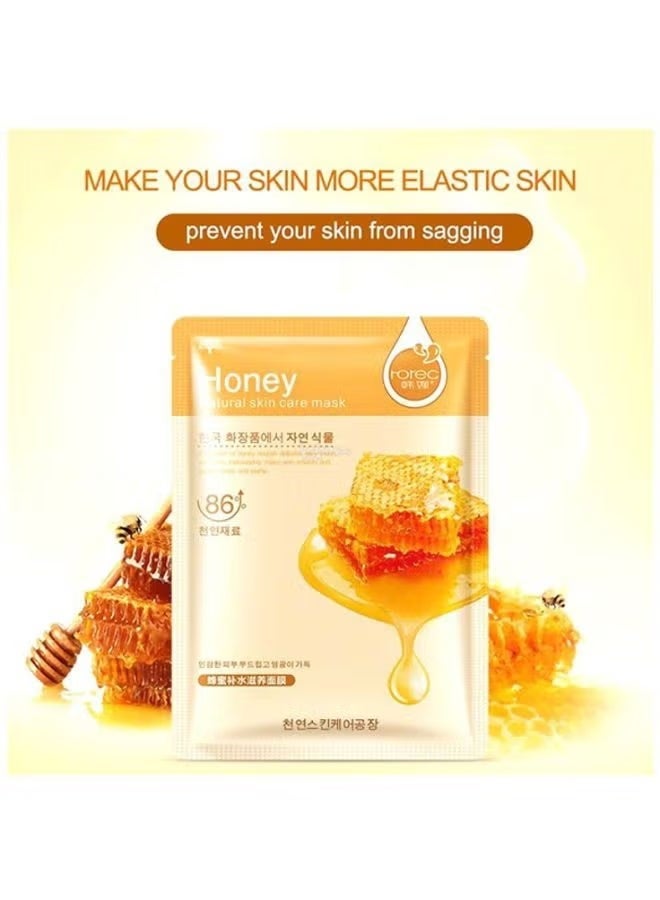ROREC Natural honey face mask for skin care, 30 grams - Image 3