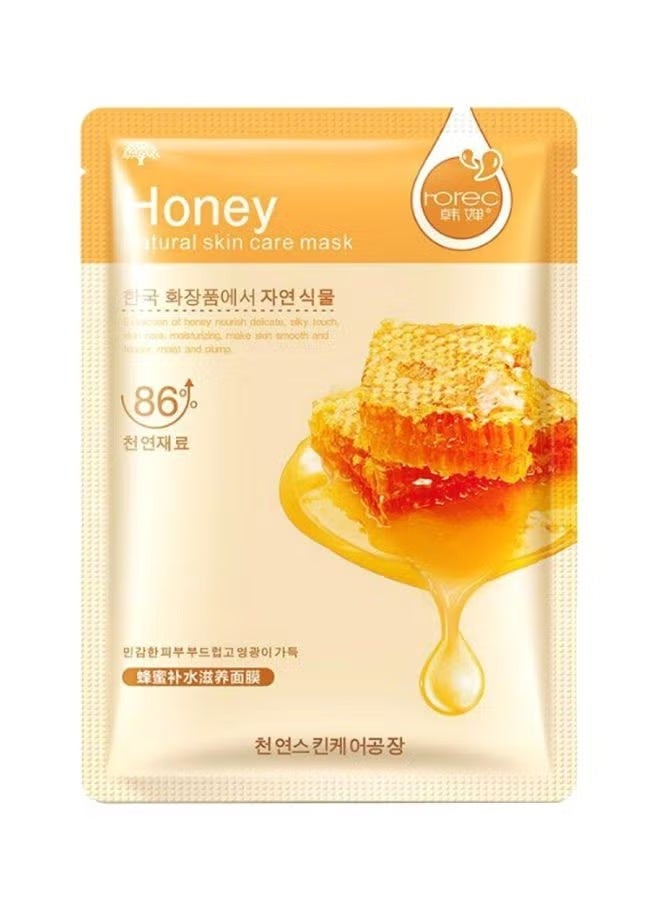 ROREC Natural honey face mask for skin care, 30 grams - Image 1