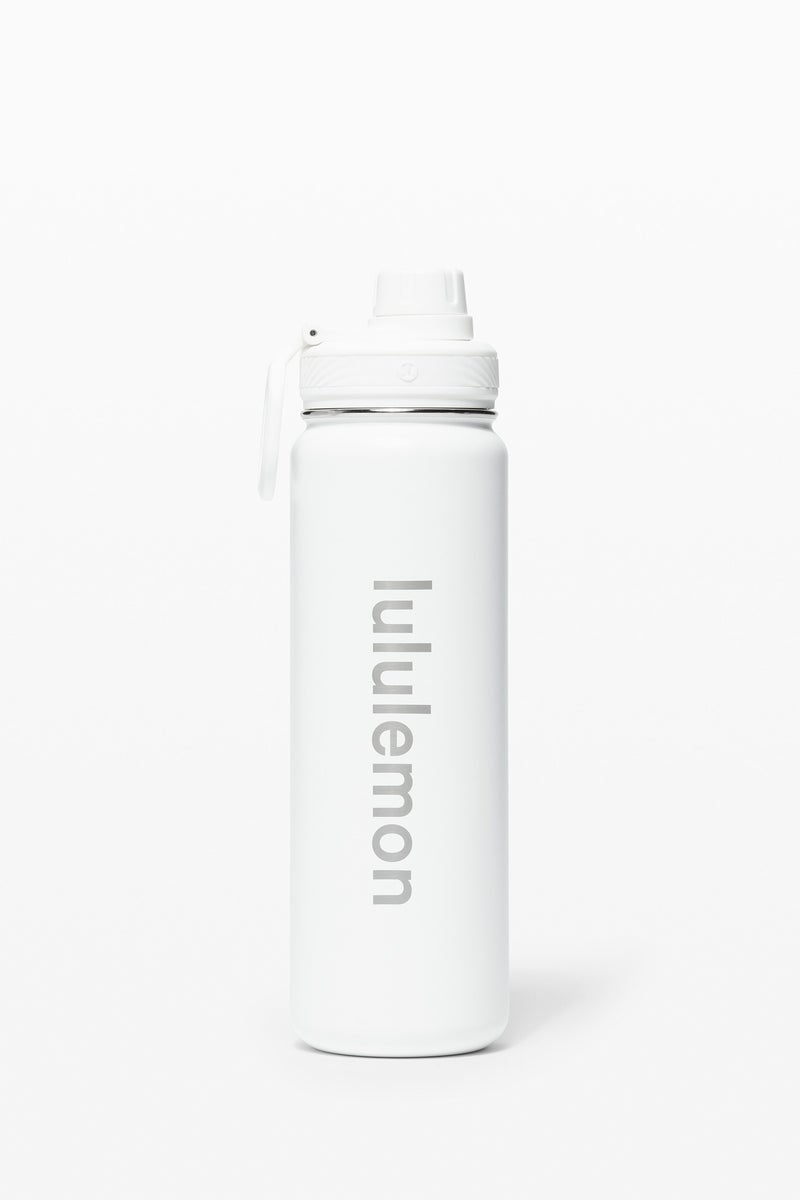 lululemonStainless steel sports vacuum insulated water bottle, suitable for holding water, iced tea, hot tea, etc., with a capacity of 710 milliliters - Image 1