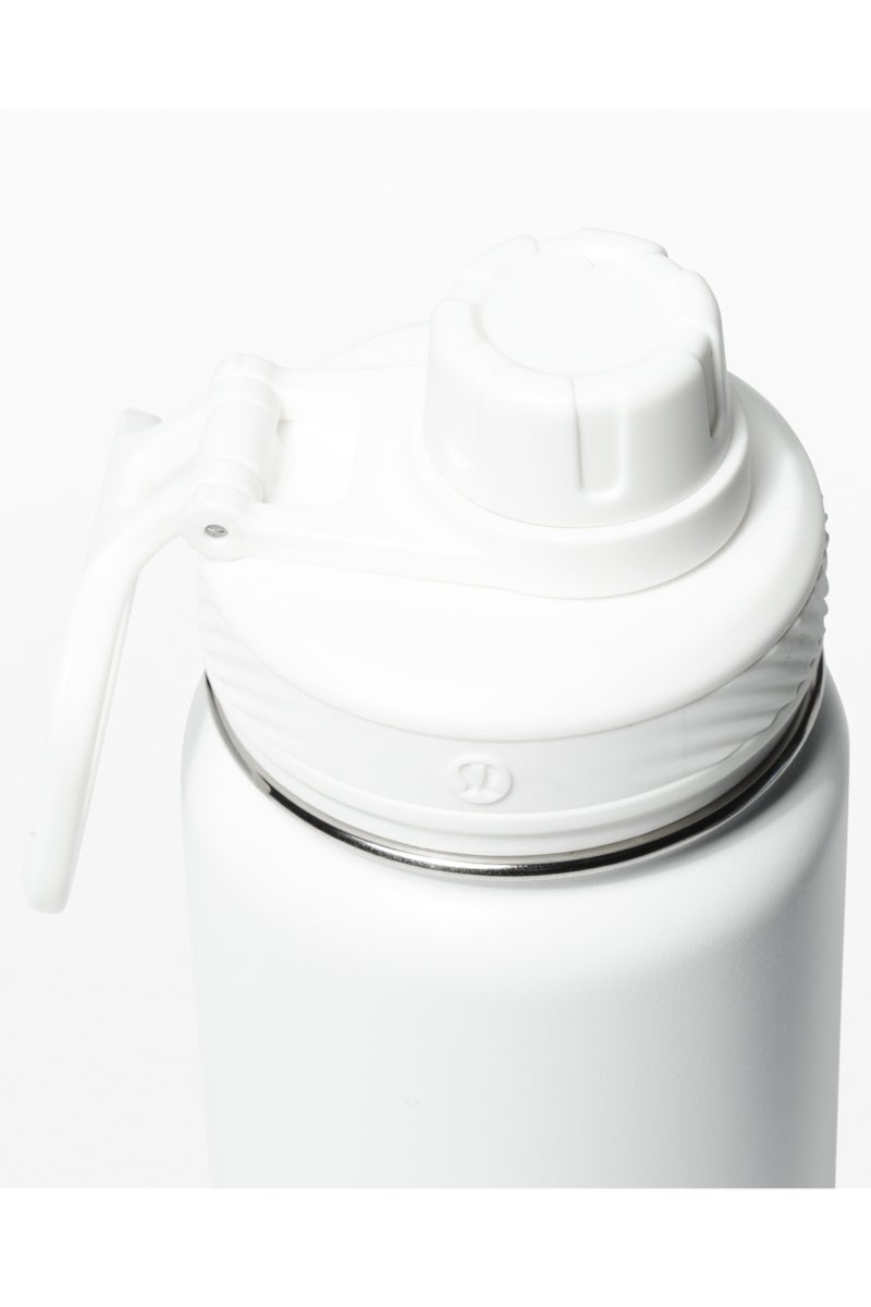 lululemonStainless steel sports vacuum insulated water bottle, suitable for holding water, iced tea, hot tea, etc., with a capacity of 710 milliliters - Image 4