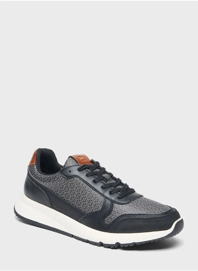 DUCHINI Casual Lace Up Sneakers