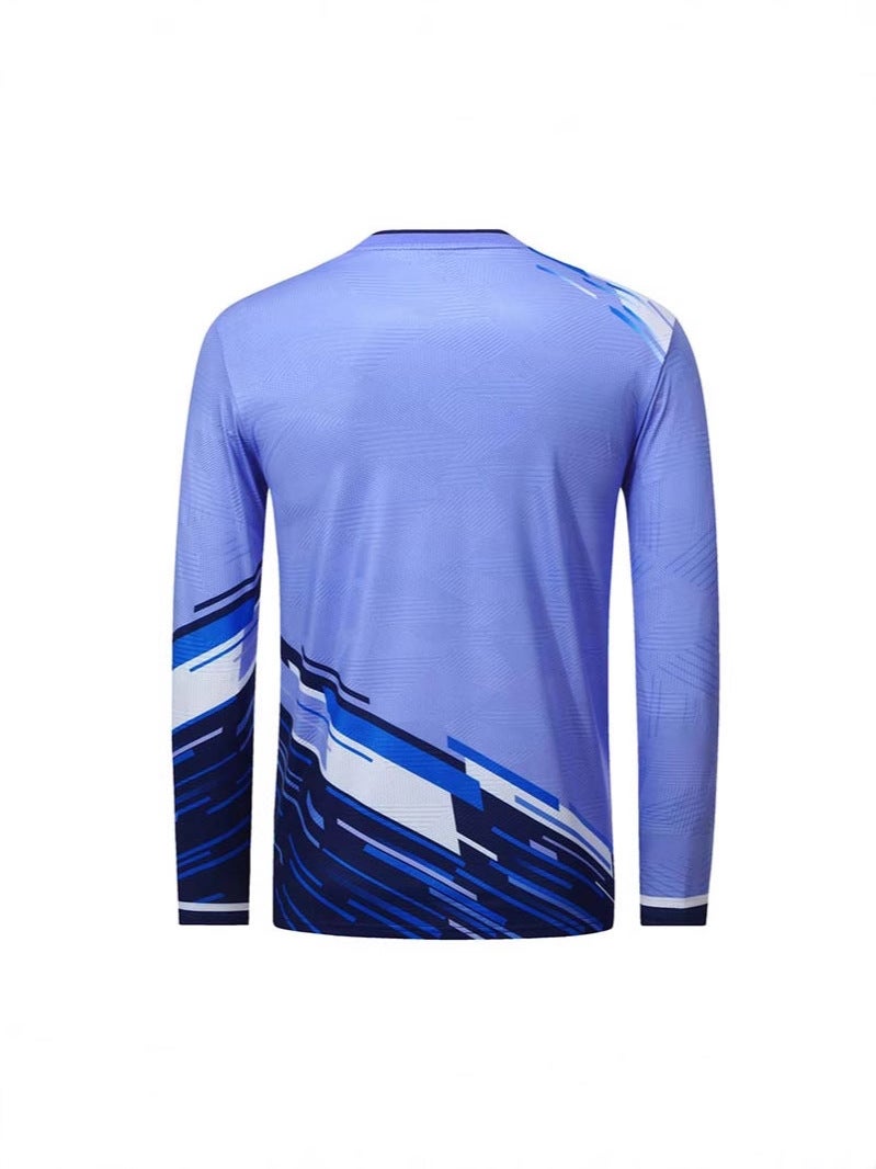 Net Feather Sports Training Clothing Long-Sleeved Single Top Outdoor Sports Quick-Drying Long-Sleeved T-Shirt Casual Breathable Autumn New Style - Image 4