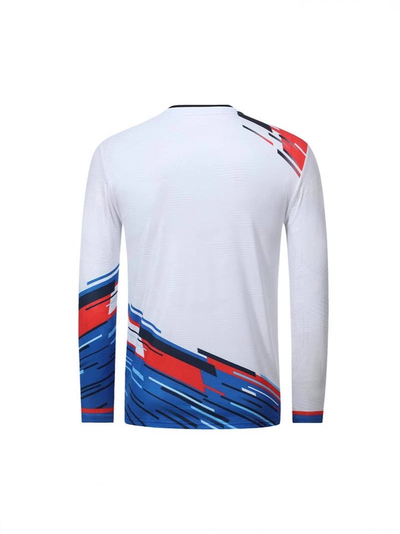 Net Feather Sports Training Clothing Long-Sleeved Single Top Outdoor Sports Quick-Drying Long-Sleeved T-Shirt Casual Breathable Autumn New Style - Image 5