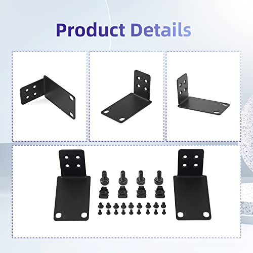 PhyinLan Rack Mount Kit 19 Inch Rack Ears for Dell PowerConnect Series and Some Buffalo GU/MP Series Switches - Image 3
