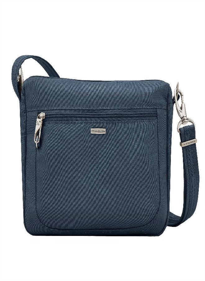 Travelon Women'S Classic Anti-Theft Small East/West Crossbody Bag, Midnight, 10.5 X 8 X 2.5  - Image 1