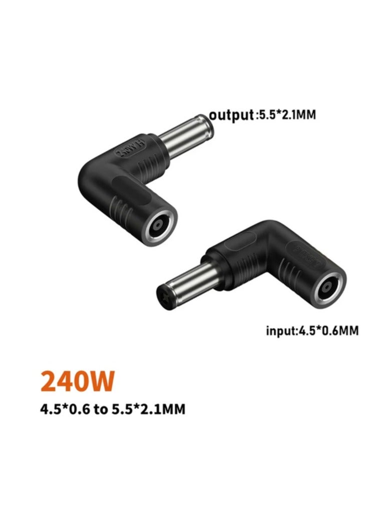 Terabyte 240W DC 4506 Female to DC 5521 Male Connector Laptop Power Adapter - Image 2