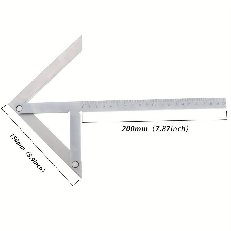 100 X 70 Mm Center Gauge Precision Centering Square Measurement Tool For Locating Round Steel Marks - Image 3