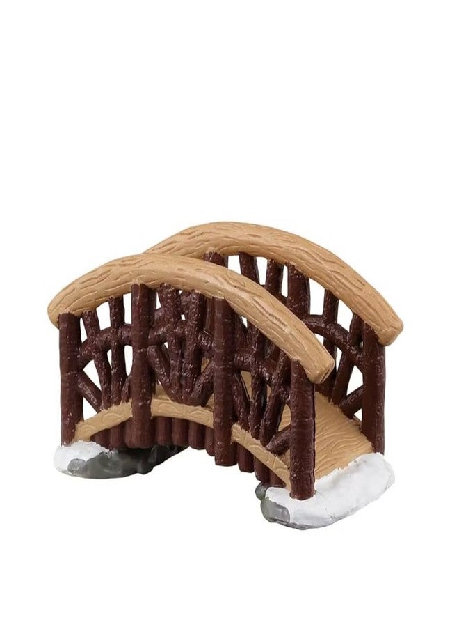 LEMAX Rustic Footbridge #34096 Brown Log Bridge