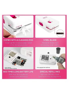 DMG TECH DMG Paper Shredder, 3 in 1 Mini Shredder, Professional Strip Cut Paper Shredder/CD/Credit Card Shredder, Multifunctional Mini Shredder, Electric Small Paper Shredder for Office and Home  - Image 5