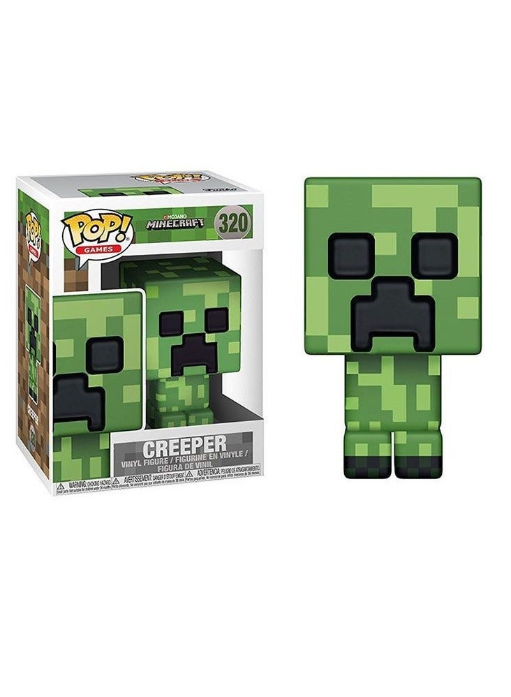general Funko Pop！ Games: Minecraft Peripheral Creep Doll Ornament Figurines, Creeper PVC Model Toys Decoration Collection Doll Gifts