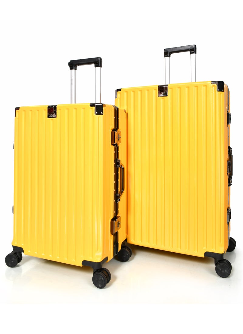 MORANO Morano aluminum travel luggage set three pieces, elegant and durable design  - Image 3