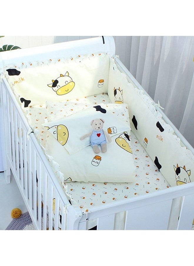 hibobi 5 Piece Cotton Bumper Crib Bedding Set  - Image 1