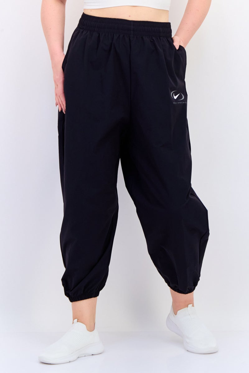 Nike Women Loose Fit Training Track Pants, Black - Image 1