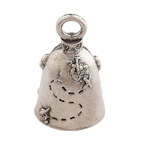 Guardian Bell Pirate Good Luck Bell w/Keyring & Black Velvet Gift Bag | Motorcycle Bell | Lead-Free Pewter | Good Luck Gift to Friends & Family | Bike Bell | Made in USA - Image 2