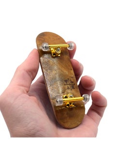 Teak Tuning Teak Tuning 32mm Pro Fingerboard Complete - Fully Assembled with Pro Level Components - Pro Shaped Wooden Deck (32x97mm), UltraSpin Bearing Wheels, Prodigy Gen2 Trucks - Cloud Nine  - Image 1