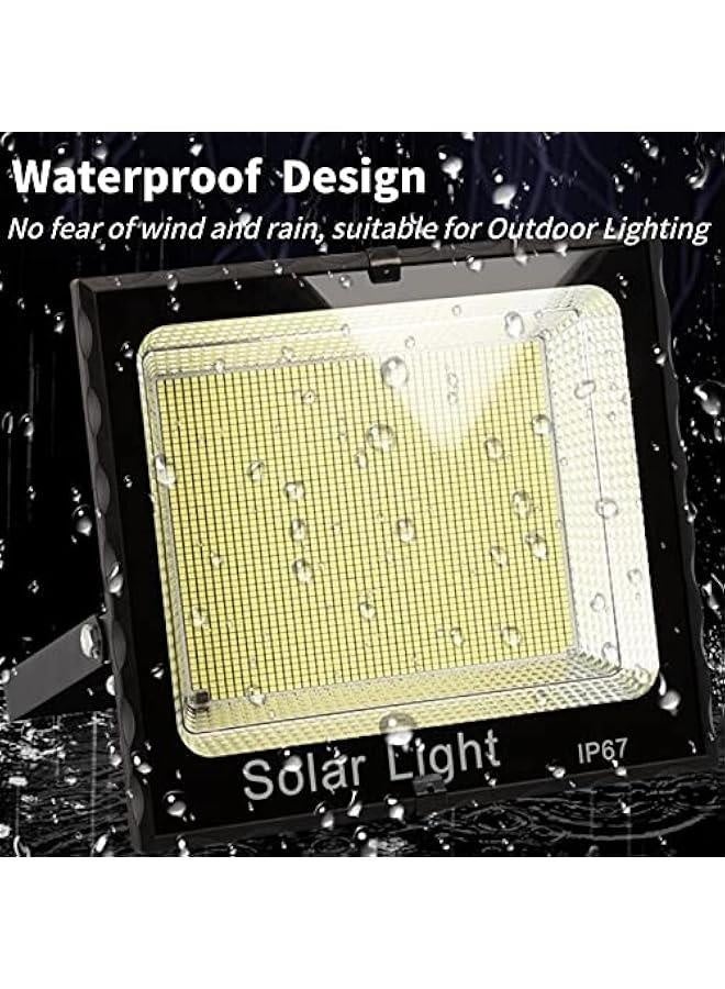 Solar Lights Outdoor Waterproof, 373 LED Solar Powered Flood Street Lights Motion Sensor Light Dusk to Dawn Security Wall Light Barn Lamp for Outside Yard Garden Porch Garage Patio Lighting (100W) - Image 5