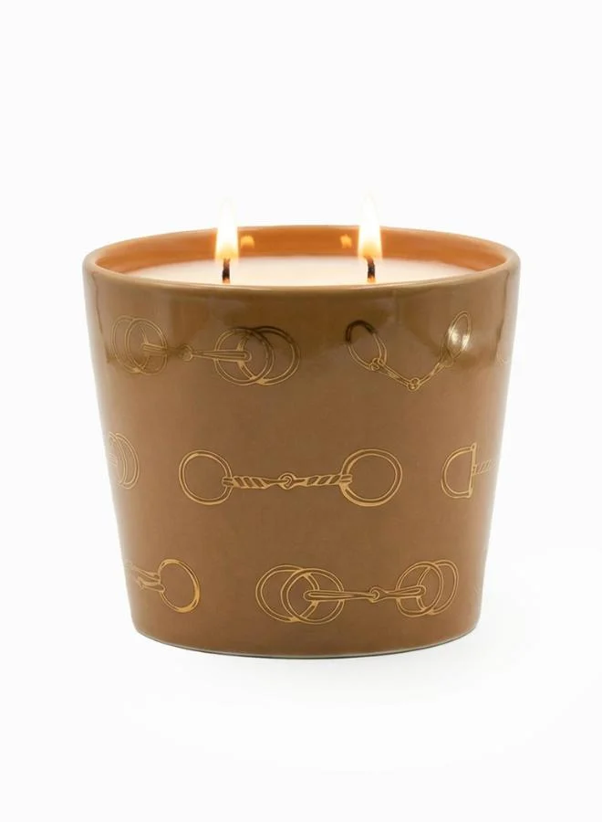 Silsal Fares Oud Wood Candle Havane Brown - 500g