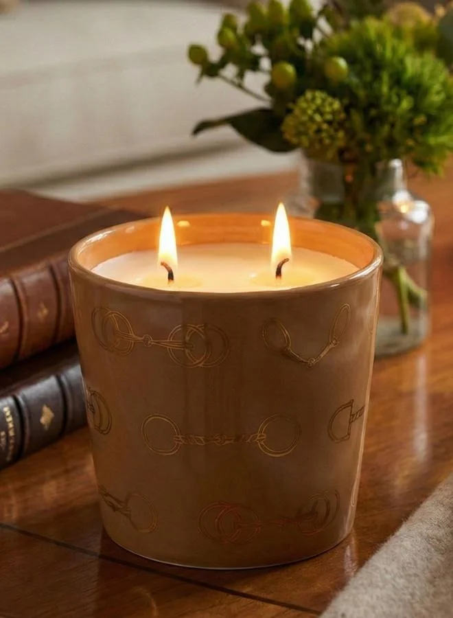 Silsal Fares Oud Wood Candle Havane Brown - 500g