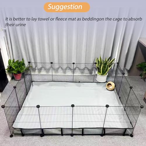 DZWLKJ Guinea Pig Cage Liner Tarp Bottom Waterproof and Washable Base Also for Rabbits, Bunny, Chinchesillas, Hedgehog, Ferrets and Other Small Animals(36x48 inches) - Image 4