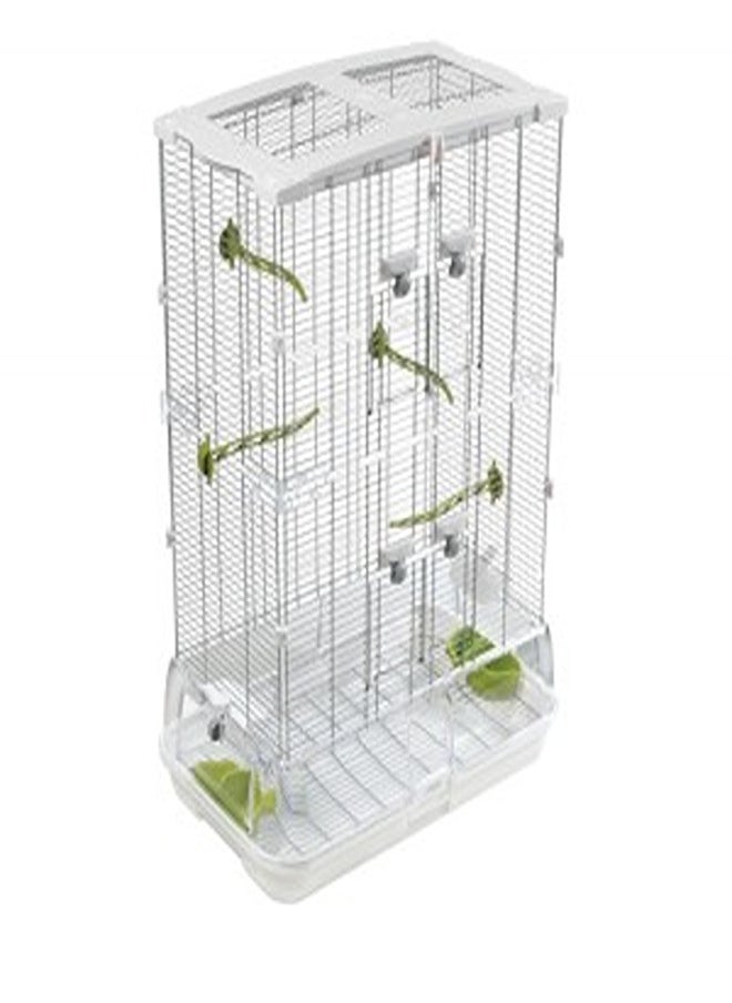 HAGEN - Vision Bird Cage for Medium Birds - Double Height - 62.5 x 39.5 x 87 cm - Image 1
