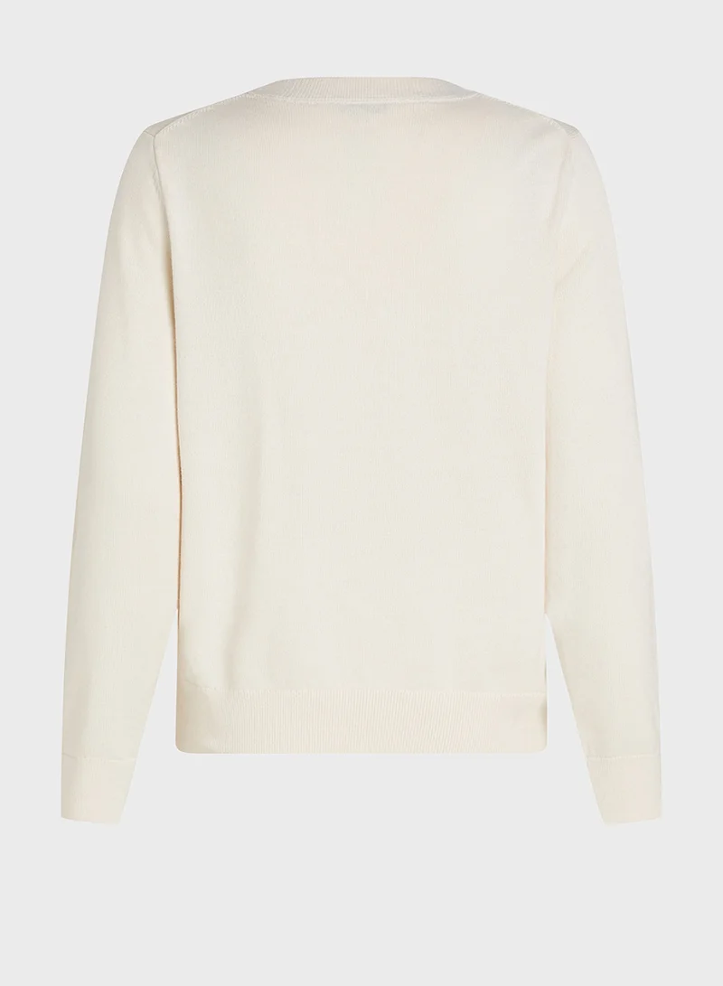 TOMMY HILFIGER Crew Neck Graphic Sweater