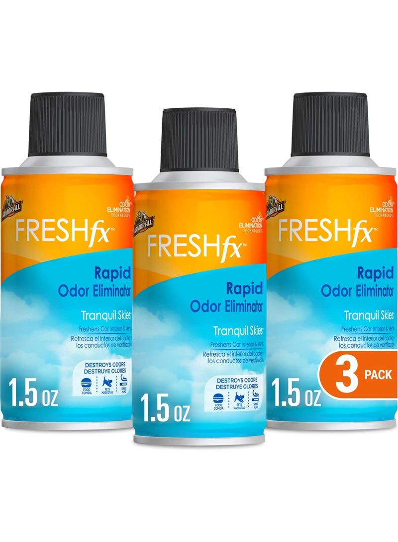 Armor All Car Air Freshener and Purifier, Car Odor Eliminator, Stocking Stuffers, 1.5 Ounce (Pack of 3) - Image 1