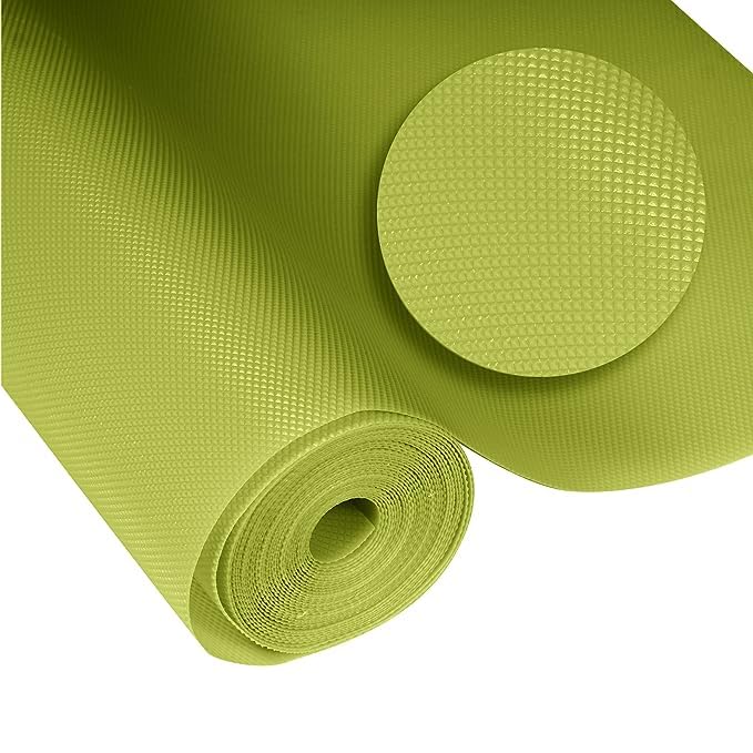 KAYJEN (45Cmx5M) Green Food Grade EVA Solid Anti Slip Matsheet For Fridge, Kitchen, Drawer, Shelf Liner, Table (Diamond Texture, Green) - Image 4